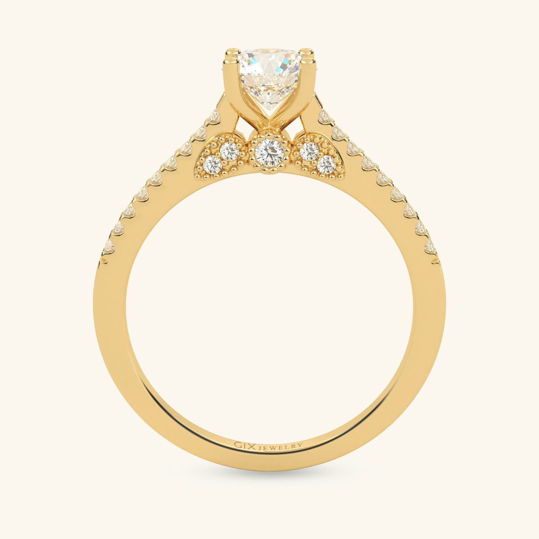  Nhẫn cầu hôn vàng 14k Sharp Love | Gix Jewel 
