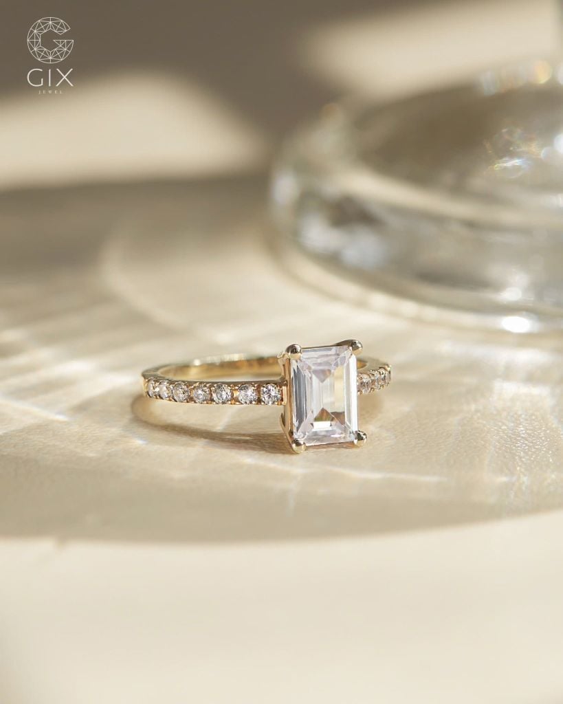  Nhẫn cầu hôn vàng 18k - GCH25050135 | Gixjewel 