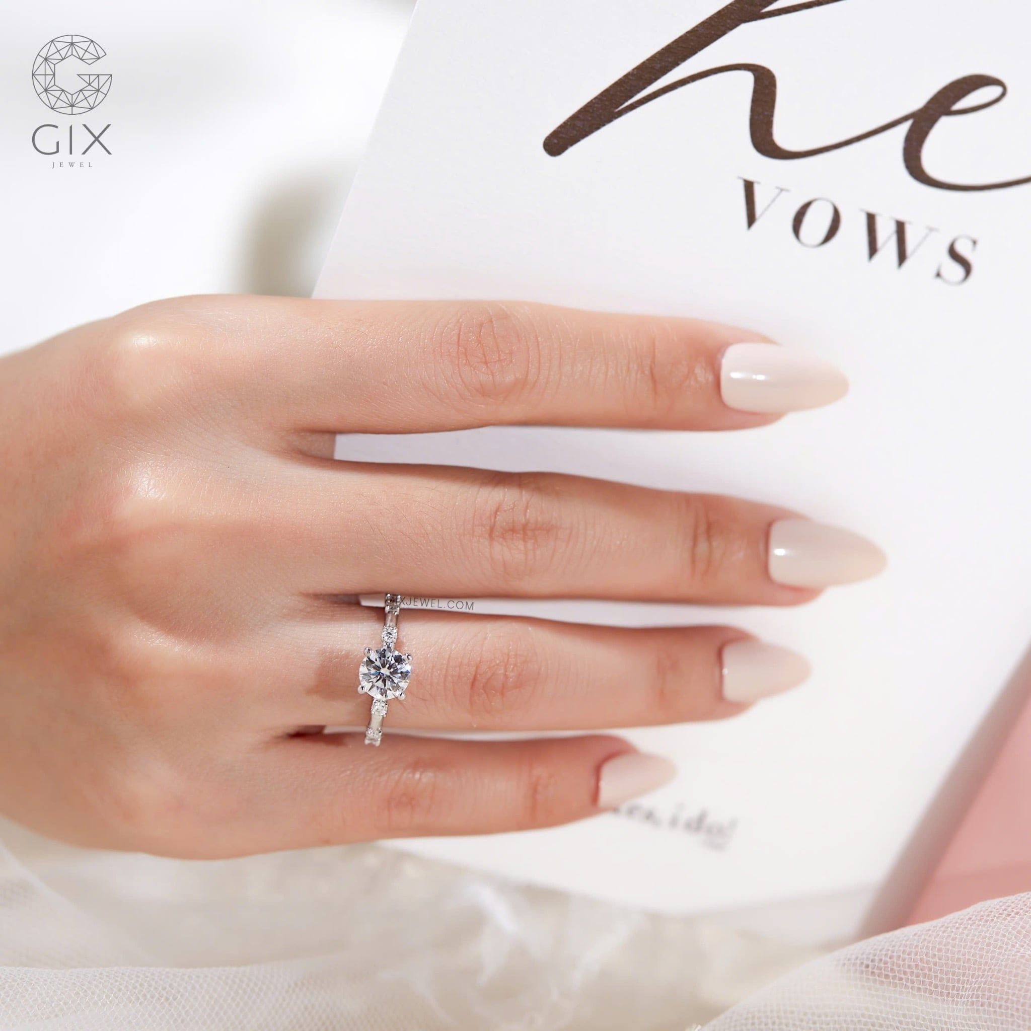  Nhẫn cầu hôn vàng 10k True Love | Gix Jewel 