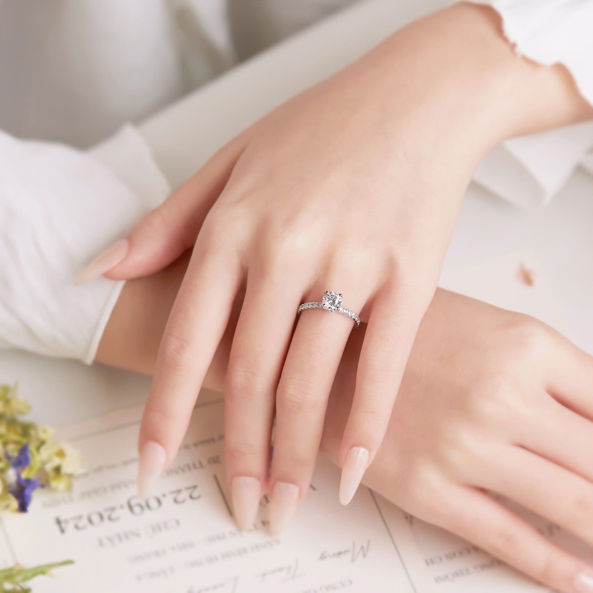  Nhẫn cầu hôn vàng 14k Bliss Touch | Gix Jewelry 