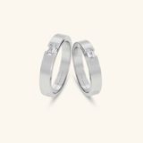  Nhẫn cưới vàng 10k thiết kế riêng - GCR25050235 | Gix Jewel 