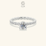  Nhẫn đính hôn vàng 10k Rage Kiss | Gix Jewelry 