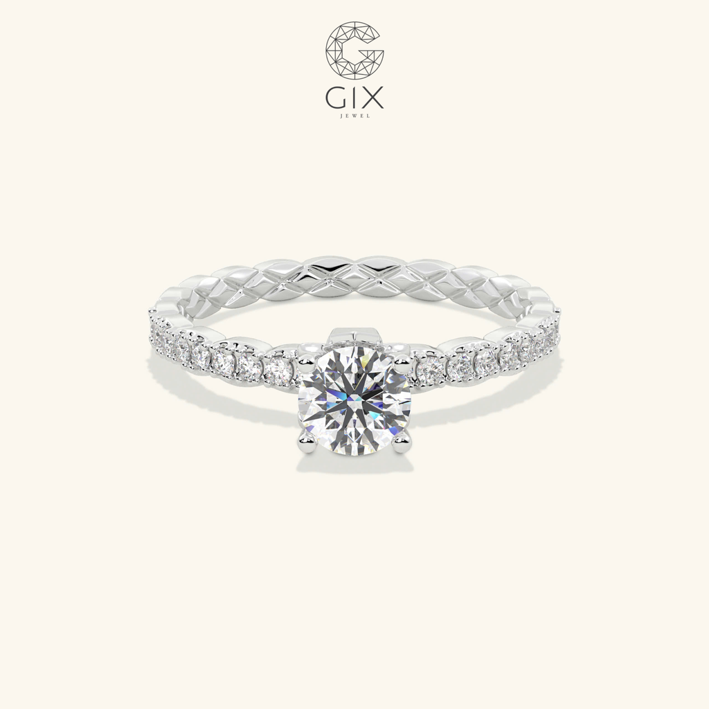 Nhẫn đính hôn vàng 14k Rage Kiss | Gix Jewelry
