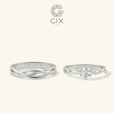  Nhẫn Cưới Vàng 18K Gix Jewelry - GCR25050040 