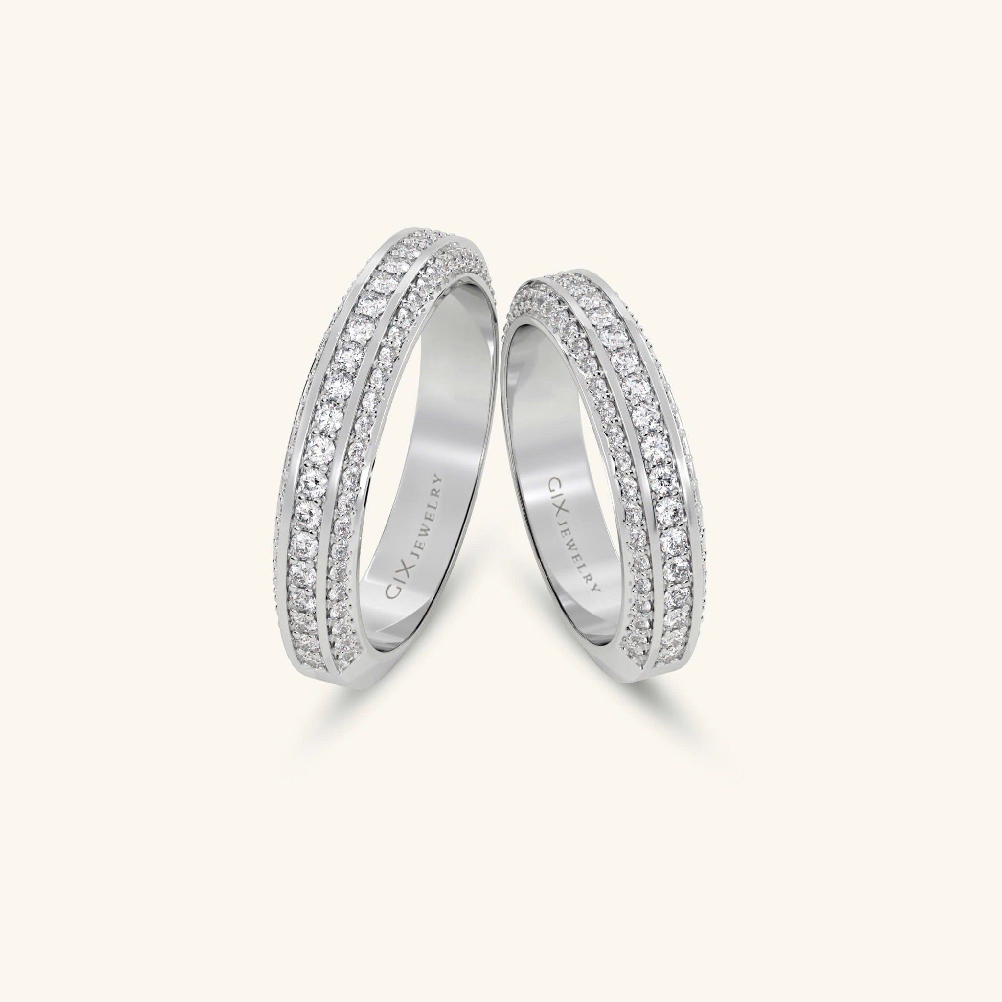  Nhẫn cưới vàng 14k thiết kế riêng - GCR25050207 | Gix Jewel 