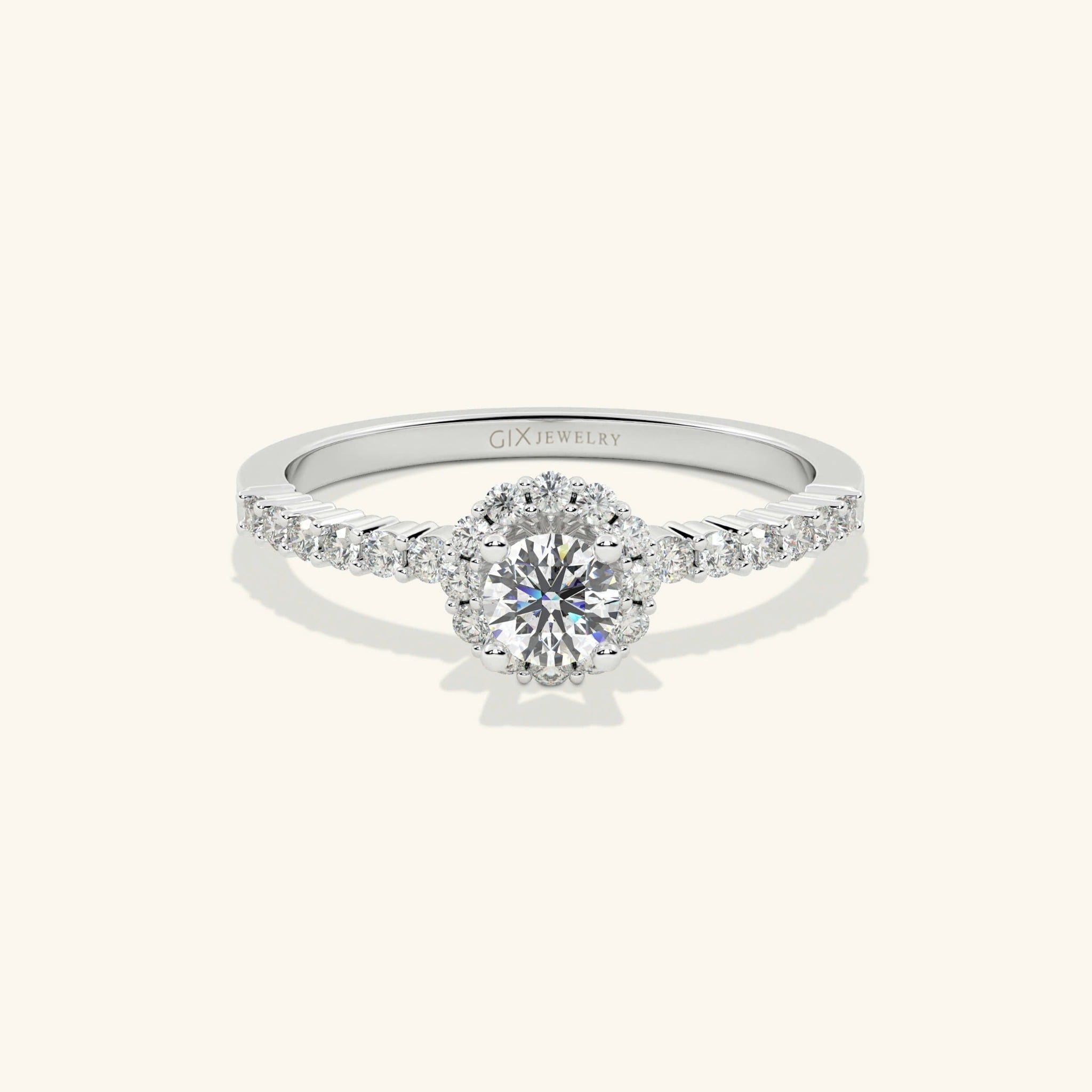  Nhẫn cầu hôn vàng 18k Brilliant Soul | Gix Jewel 