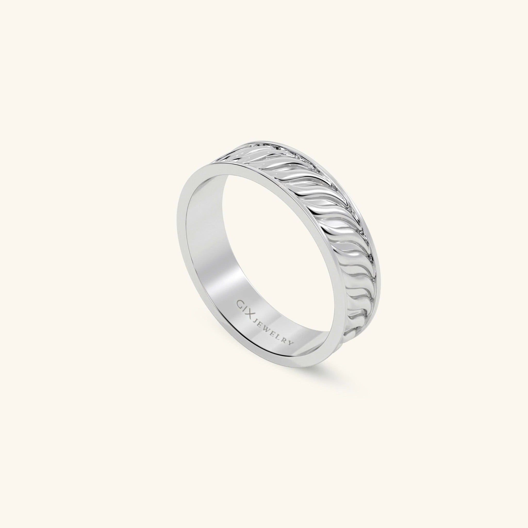  Nhẫn cưới cặp bạc thiết kế riêng - GCR25050213 | Gix Jewel 