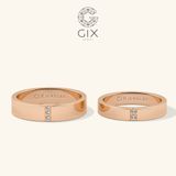  Nhẫn Cưới Vàng 18K In Dấu Vân Tay Kim Cương - Brionne | GCR25050009 