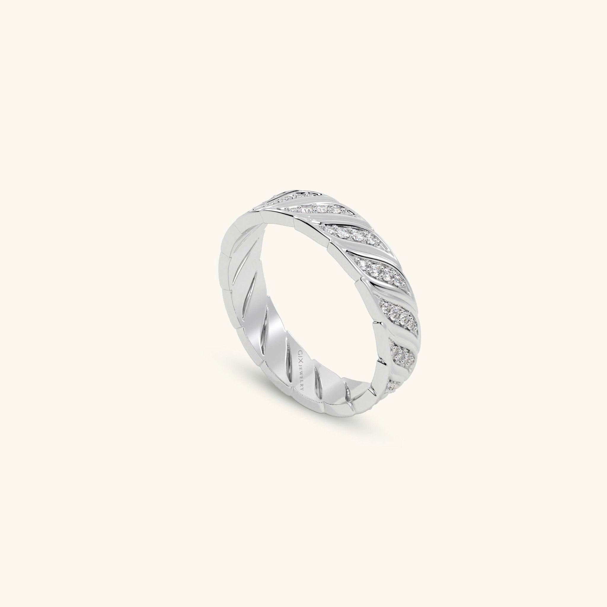  Nhẫn cưới cặp bạc thiết kế riêng - GCR25050213 | Gix Jewel 