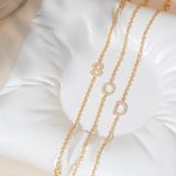  Lắc tay bạc sợi mảnh gắn chữ cái đính đá theo tên riêng | Gix Jewelry 