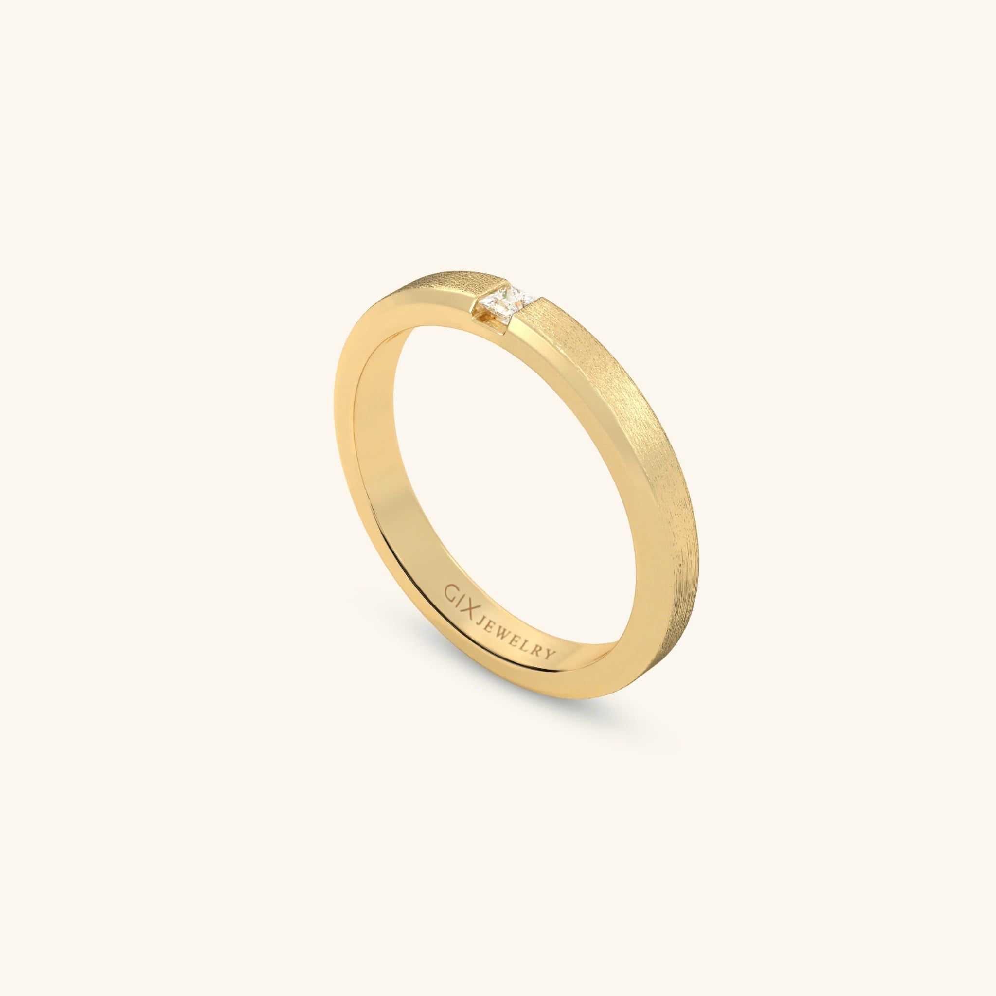  Nhẫn cưới vàng 18k thiết kế riêng - GCR25050285 | Gix Jewel 
