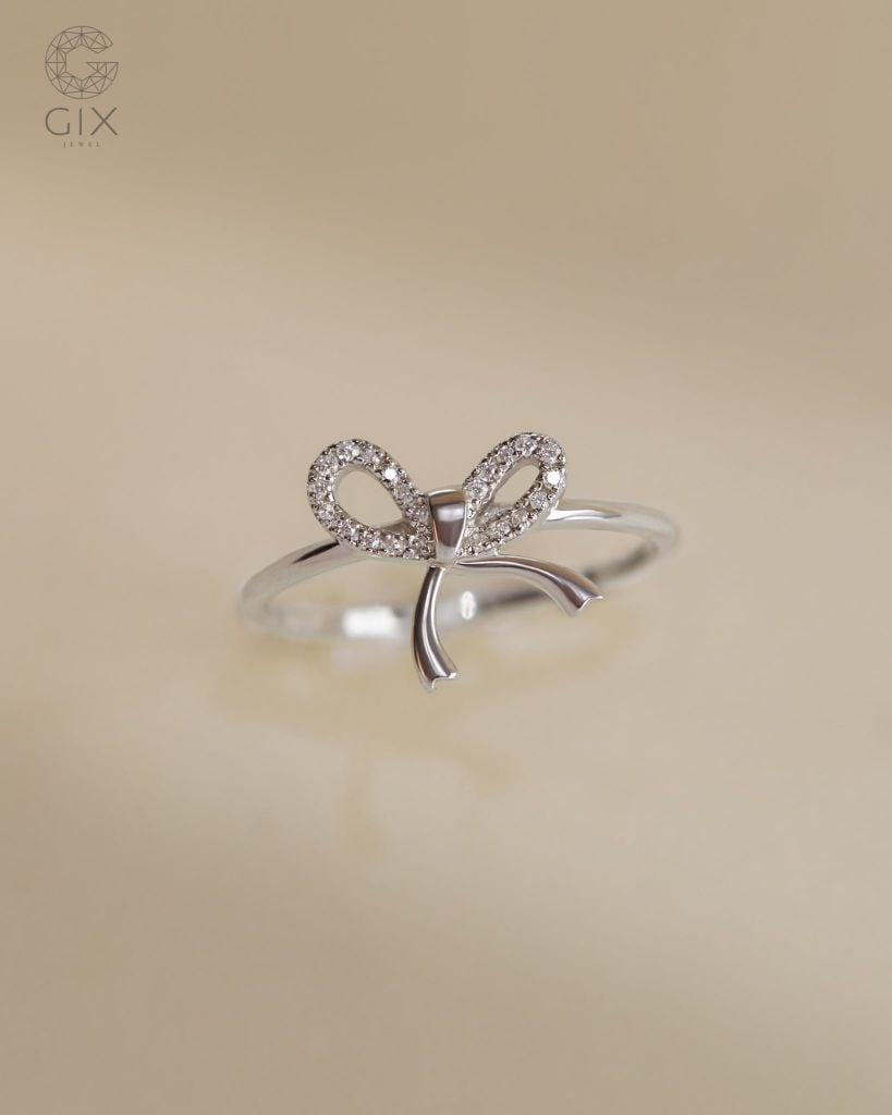  Nhẫn vàng nữ đẹp hình chiếc nơ xinh | Gix Jewel 