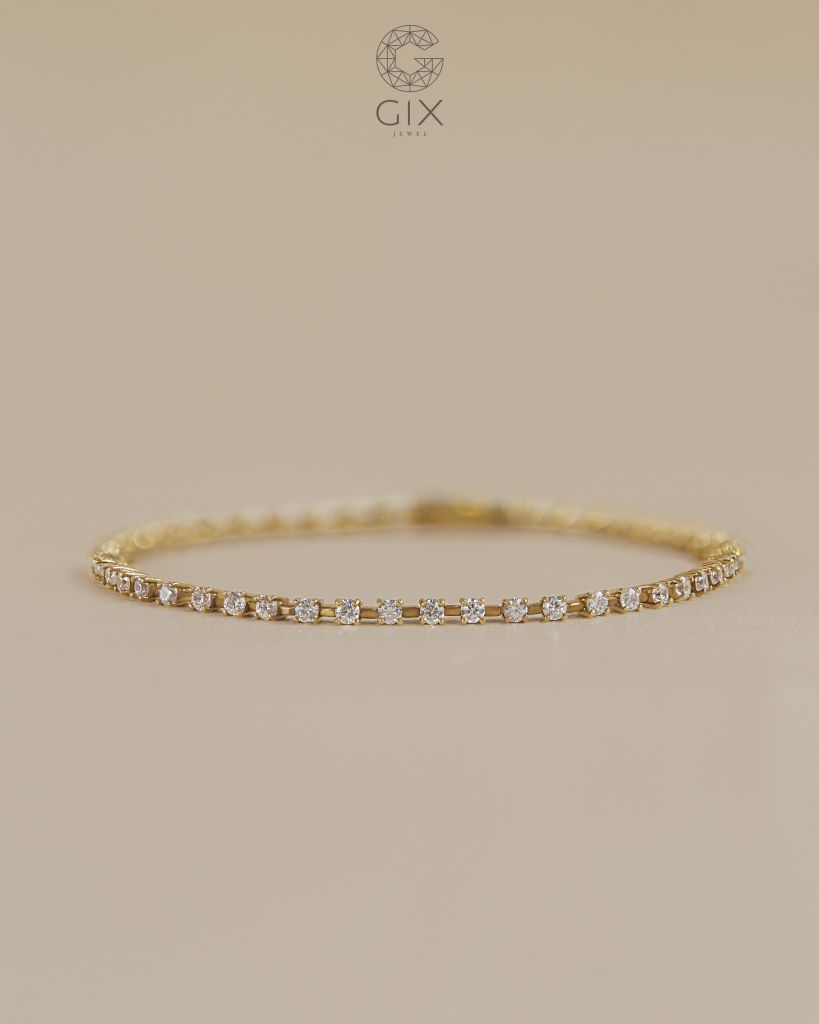  Lắc tay tennis nữ đính đá cao cấp | Gix Jewel 