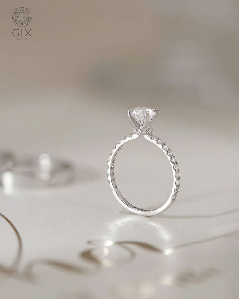  Nhẫn cầu hôn vàng 18k Bliss Touch | Gix Jewelry 