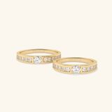  Nhẫn cưới cặp bạc thiết kế riêng - GCR25050174 | Gix Jewel 
