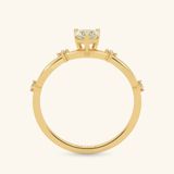  Nhẫn cầu hôn vàng 14k Spiral Love | Gix Jewel 