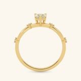  Nhẫn cầu hôn vàng 18k Spiral Love | Gix Jewel 