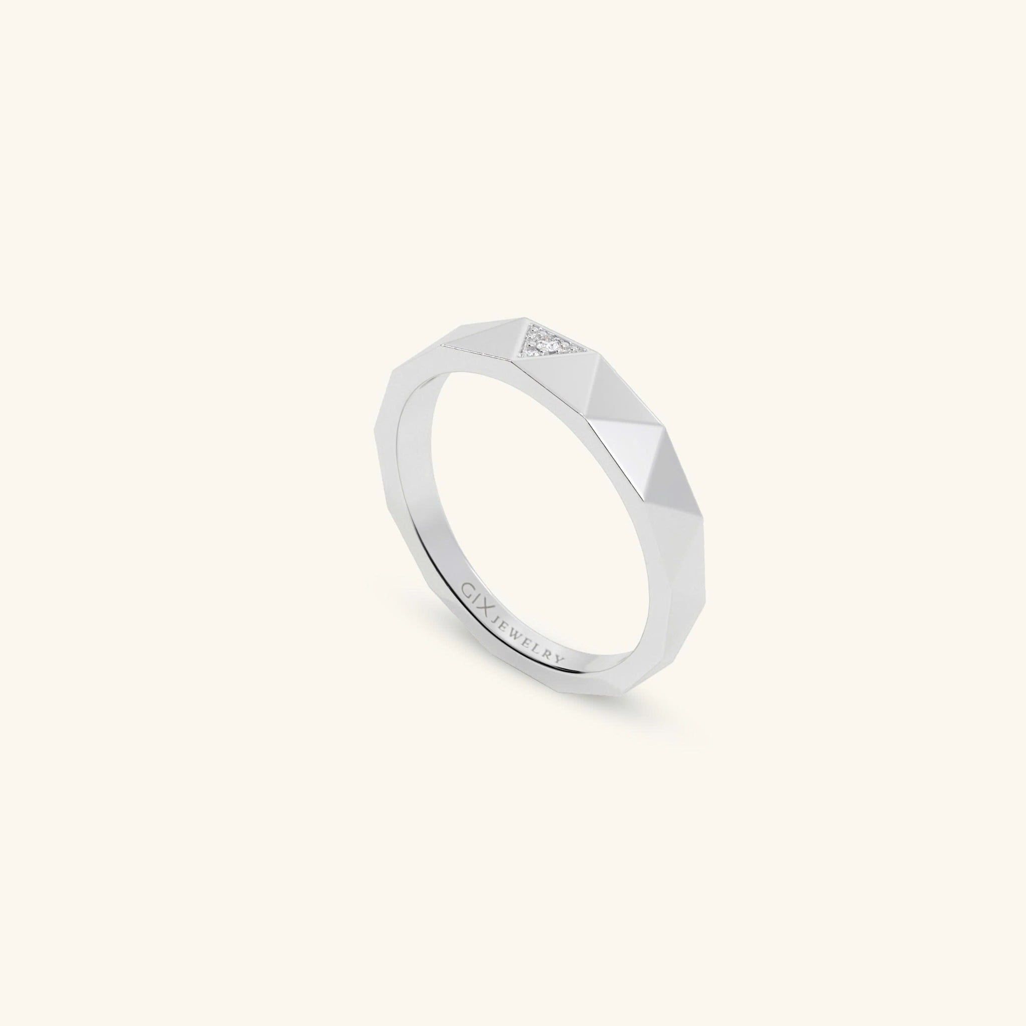  Nhẫn cưới cặp bạc thiết kế riêng - GCR25050176 | Gix Jewel 