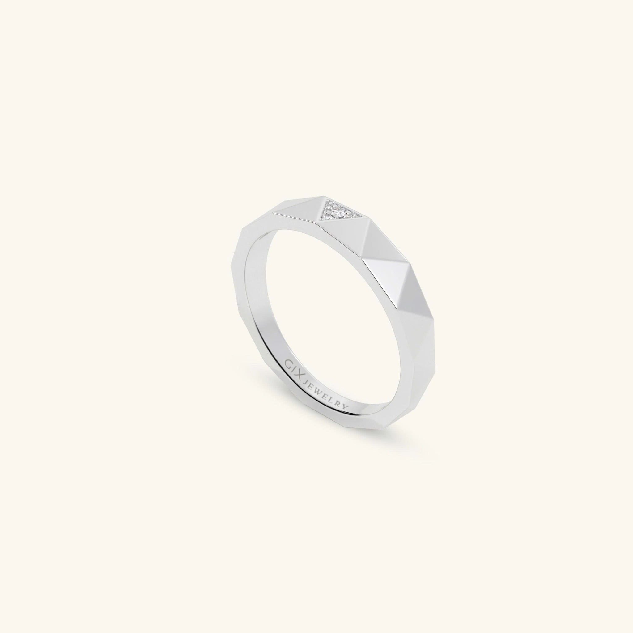  Nhẫn cưới vàng 18k thiết kế riêng - GCR25050176 | Gix Jewel 
