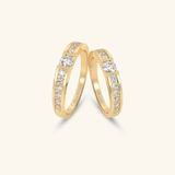  Nhẫn cưới vàng 10k thiết kế riêng - GCR25050174 | Gix Jewel 