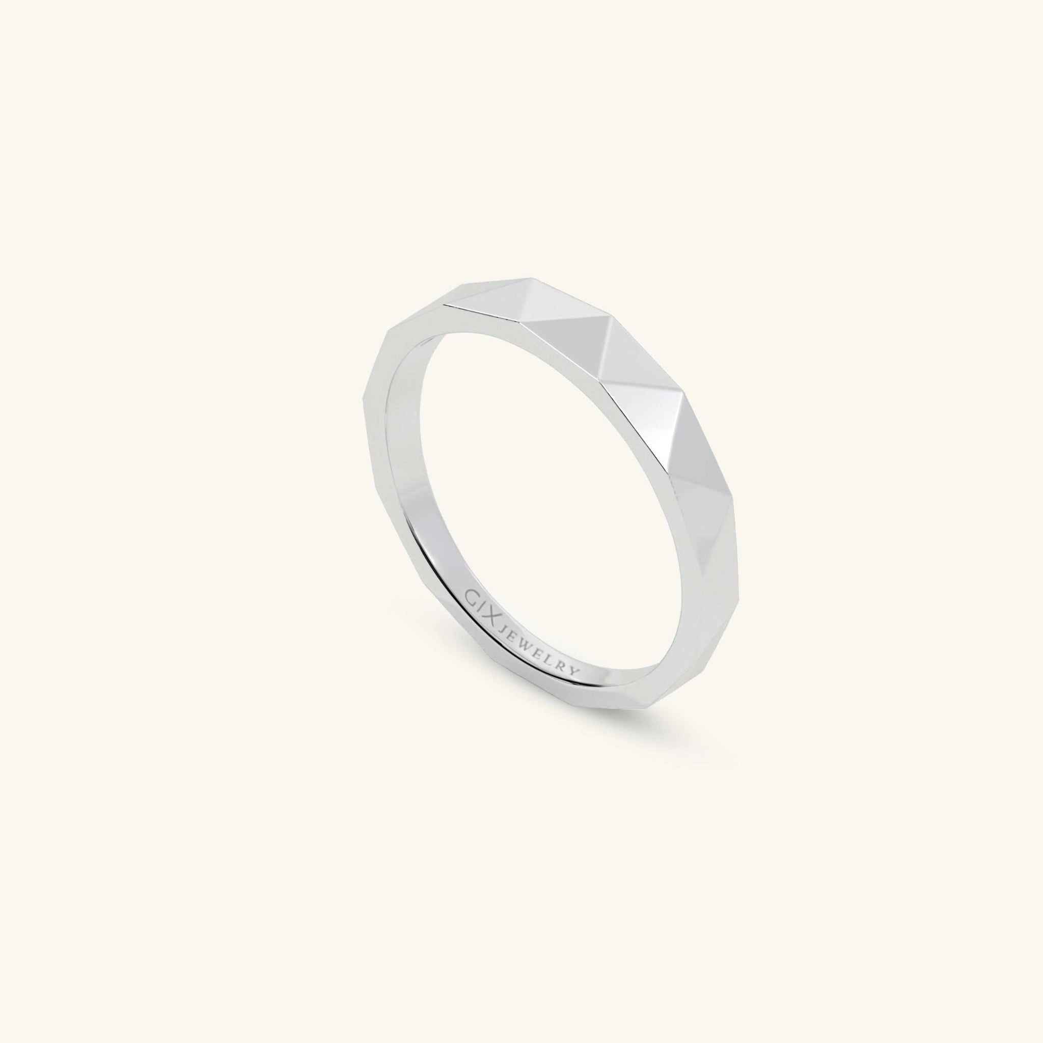  Nhẫn cưới cặp bạc thiết kế riêng - GCR25050176 | Gix Jewel 