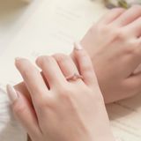  Nhẫn cầu hôn bạc Sleek Heart | Gix Jewel 