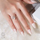  Nhẫn đính hôn vàng 14k Marquise Glow | Gixjewel 