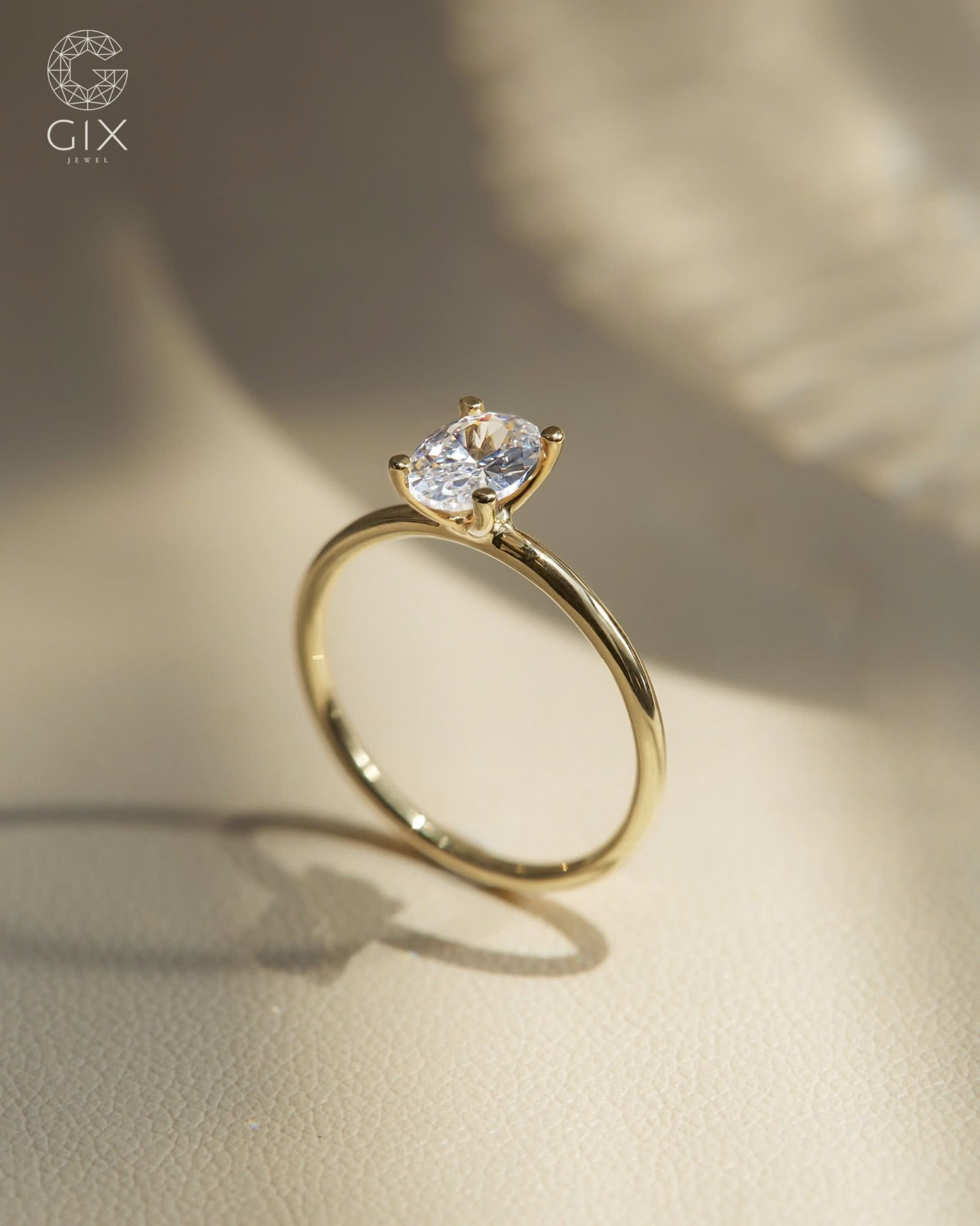  Nhẫn cầu hôn bạc - GNN25050142 | Gixjewel 