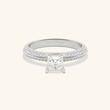  Nhẫn cầu hôn vàng 18k Glass Bold | Gix Jewel 