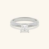  Nhẫn cầu hôn bạc Glass Bold | Gix Jewel 