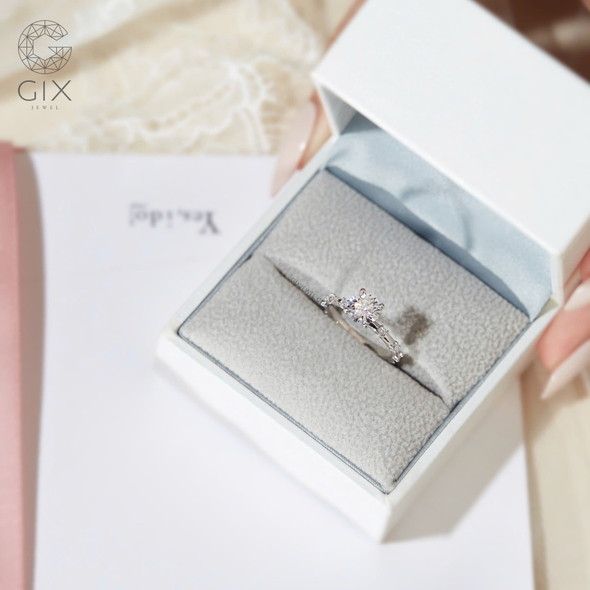  Nhẫn cầu hôn vàng 10k True Love | Gix Jewel 