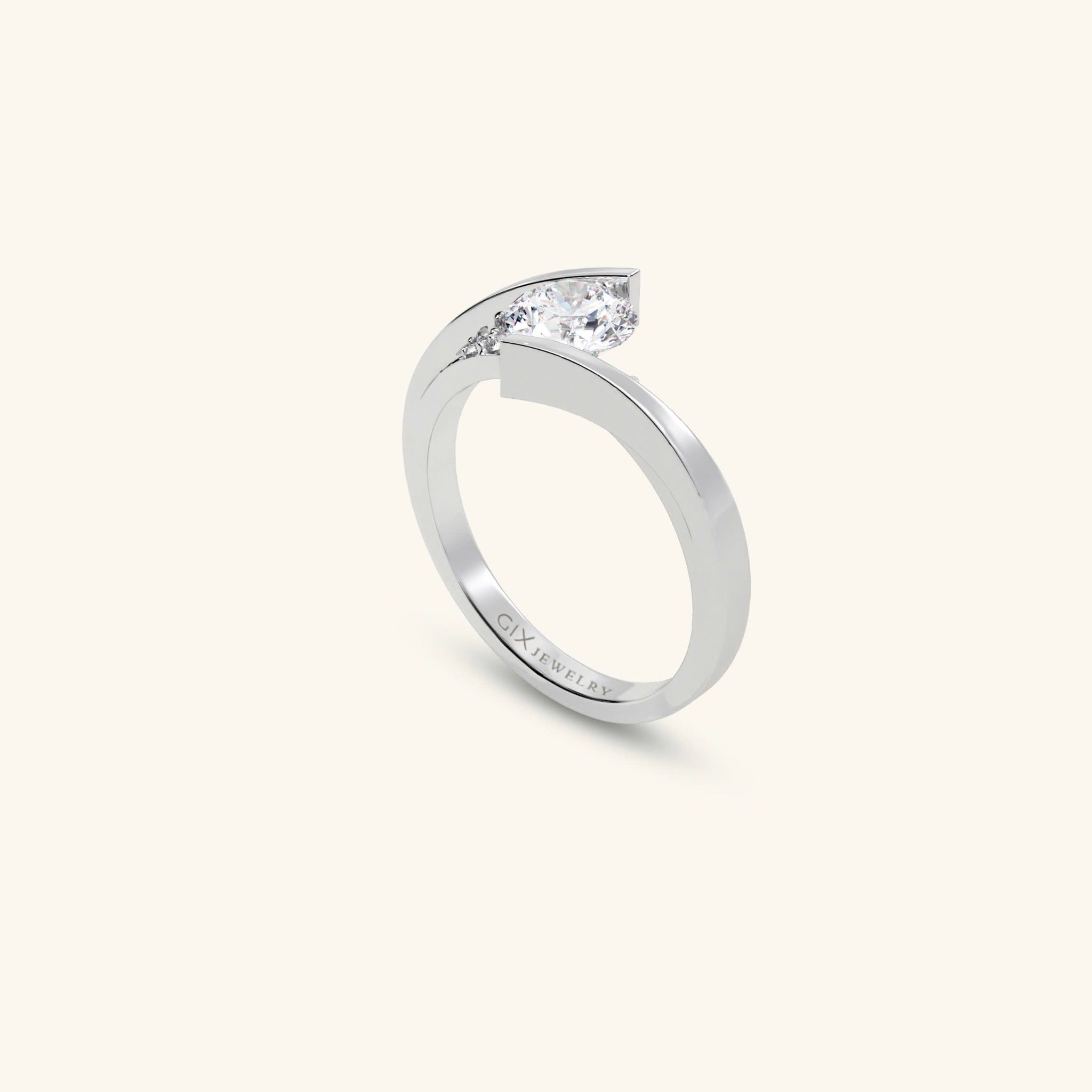  Nhẫn cưới vàng 10k thiết kế riêng - GCR25050265 | Gix Jewel 