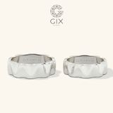  Nhẫn cặp bạc đẹp khắc hoa văn độc lạ Gix - GCR25050076 