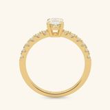  Nhẫn cầu hôn vàng 18k Oval Bliss | Gix Jewel 