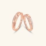  Nhẫn cưới vàng 10k thiết kế riêng - GCR25050165 | Gix Jewel 