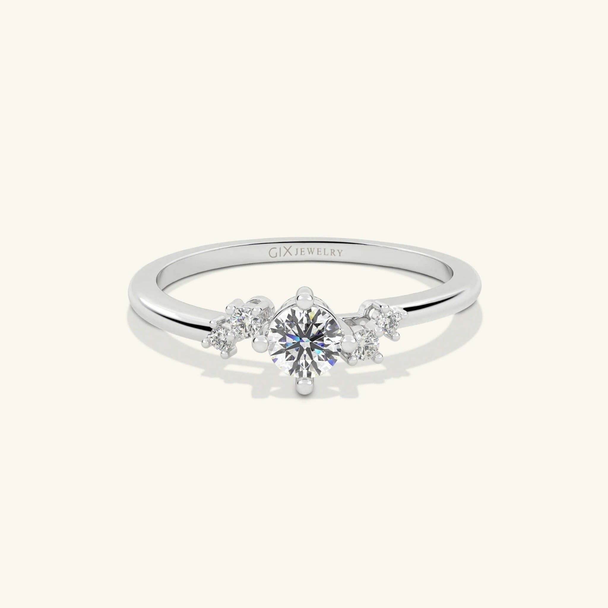  Nhẫn cầu hôn vàng 18k Iris Shine | Gix Jewel 