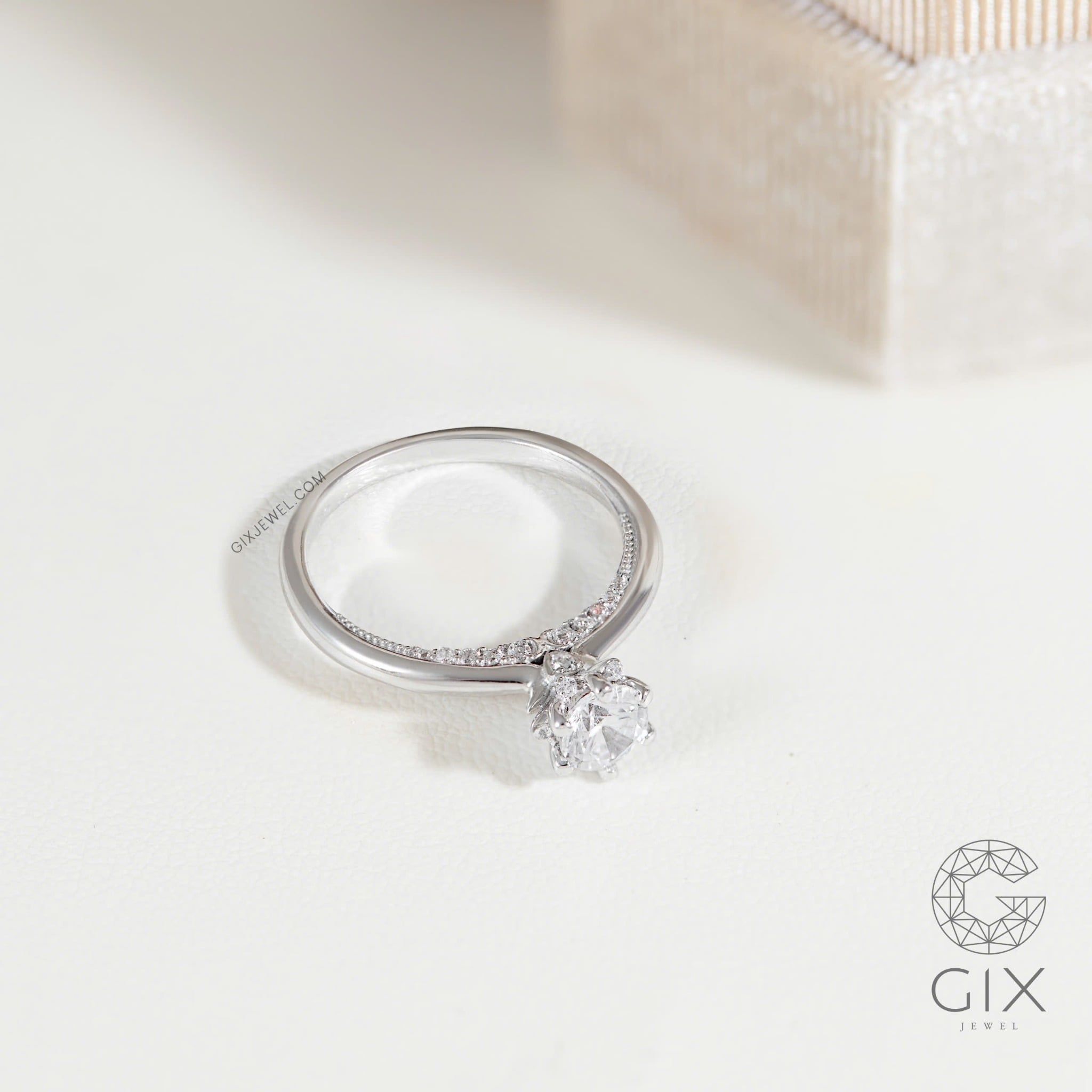  Nhẫn cầu hôn vàng 10k Eternelle | Gixjewel 