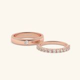  Nhẫn cưới vàng 14k thiết kế riêng - GCR25050202 | Gix Jewel 