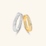  Nhẫn cưới vàng 18k thiết kế riêng - GCR25050230 | Gix Jewel 