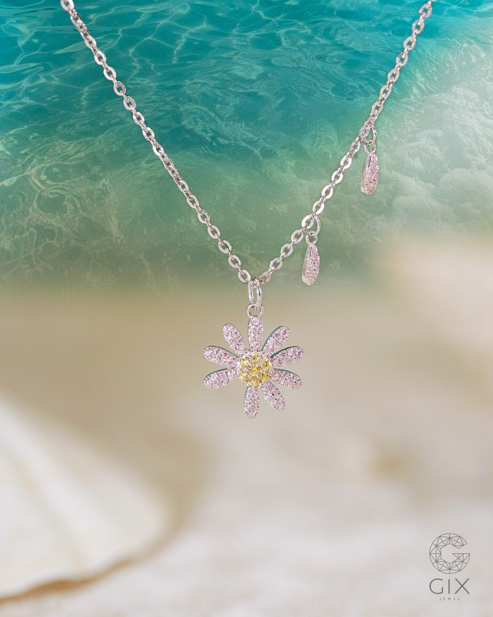  Dây chuyền hoa cúc G-Dragon Gix Jewel 