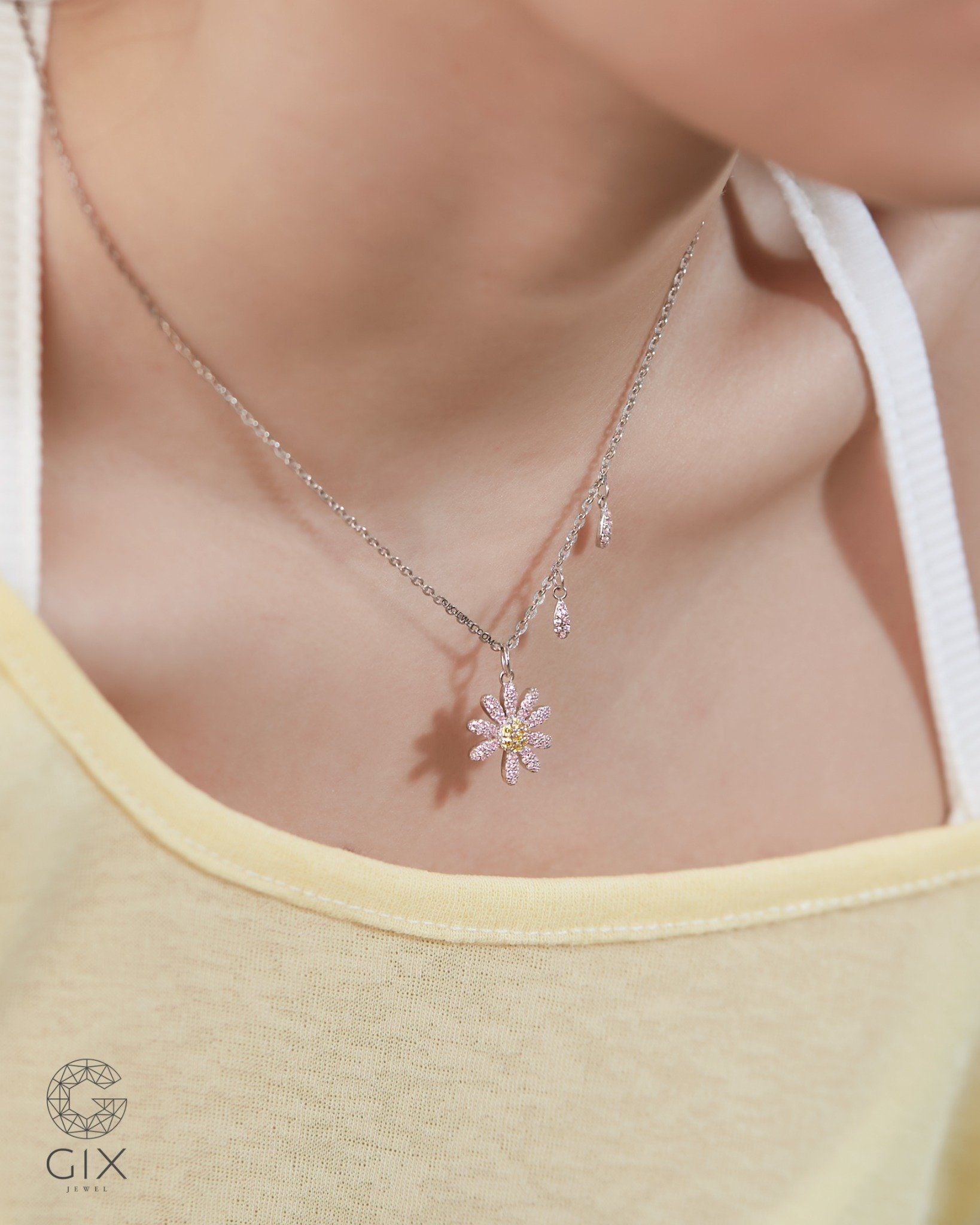  Dây chuyền hoa cúc G-Dragon Gix Jewel 