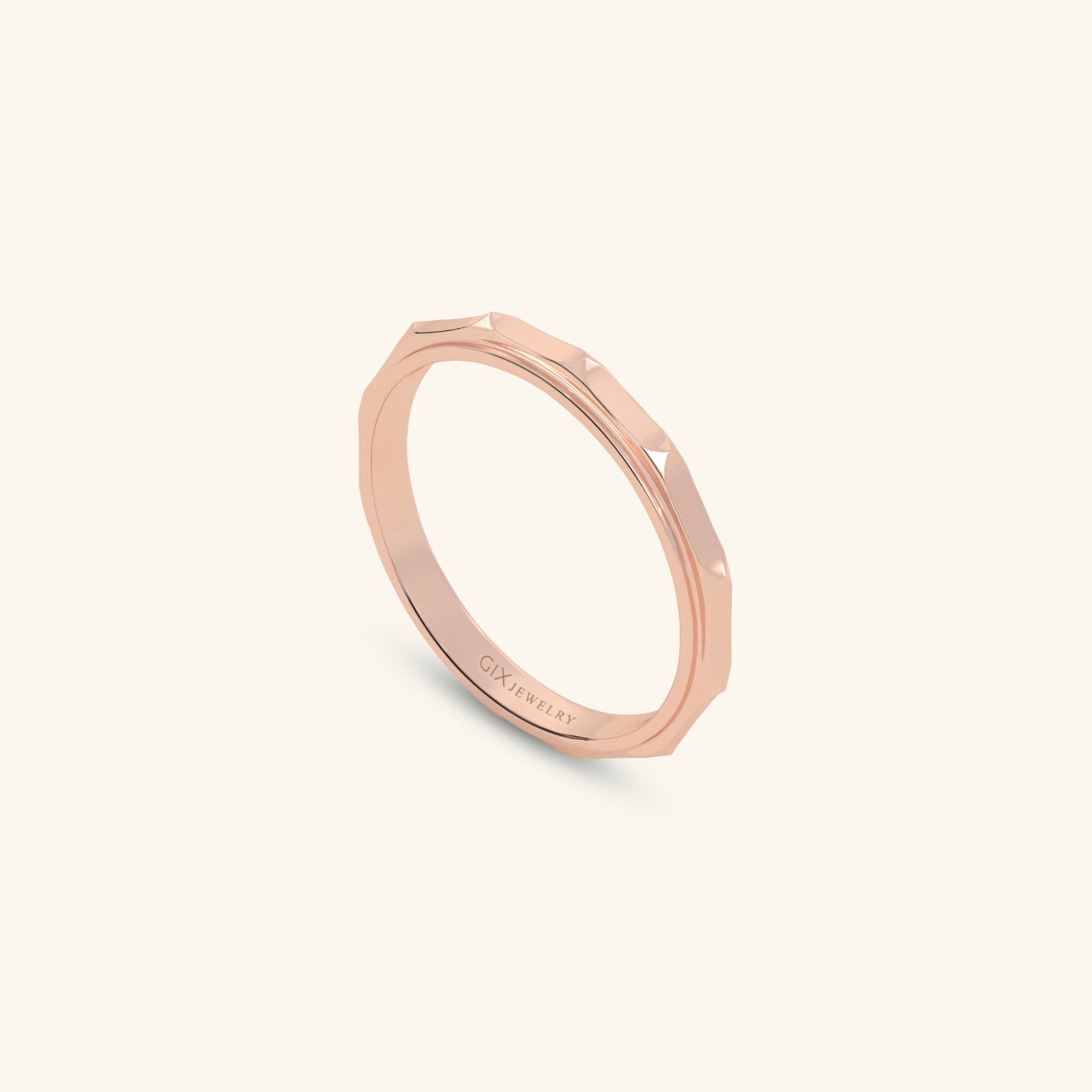  Nhẫn cưới vàng 10k thiết kế riêng - GCR25050296 | Gix Jewel 