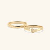  Nhẫn cưới cặp bạc thiết kế riêng - GCR25050200 | Gix Jewel 