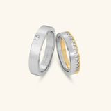  Nhẫn cưới vàng 18k thiết kế riêng - GCR25050241 | Gix Jewel 