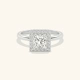  Nhẫn đính hôn vàng 10k Square Flame | Gix Jewel 