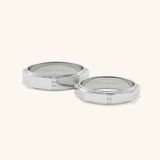  Nhẫn cưới vàng 18k thiết kế riêng - GCR25050199 | Gix Jewel 