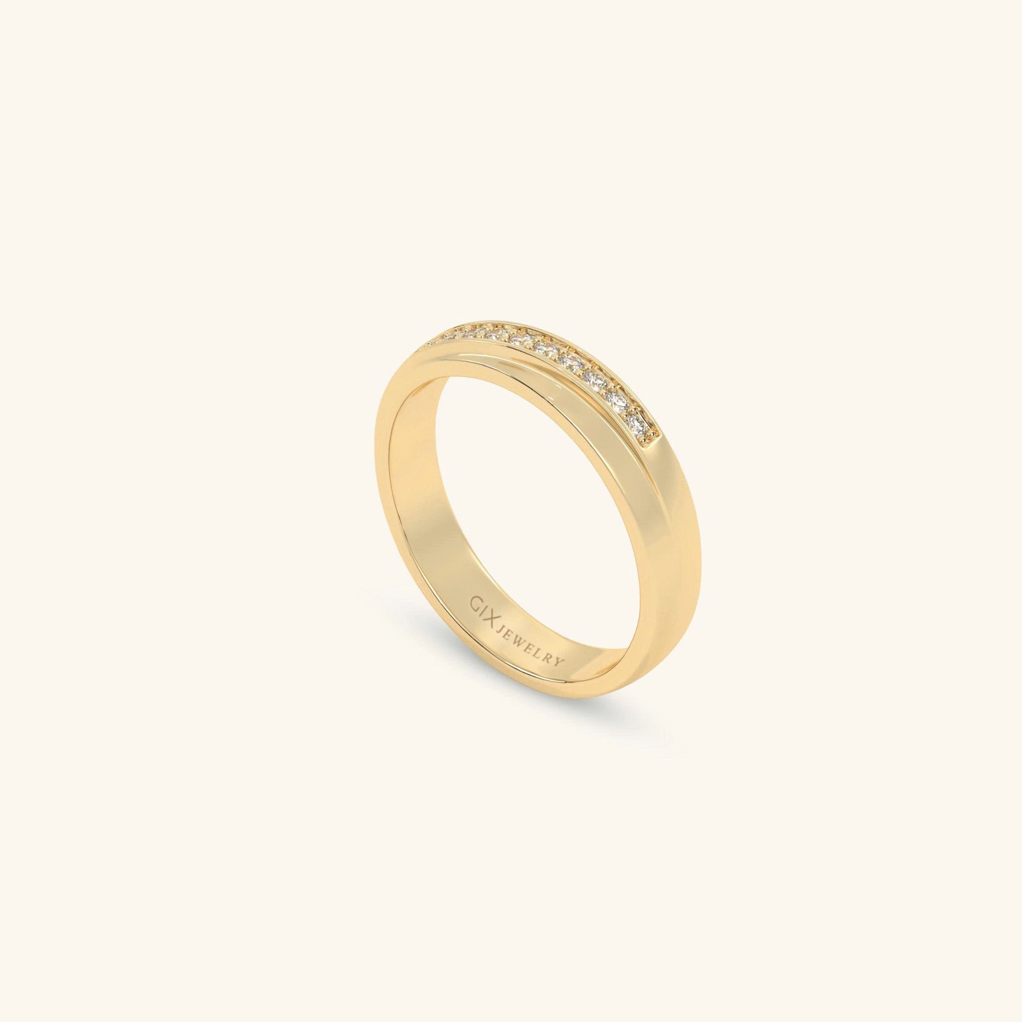  Nhẫn cưới cặp bạc thiết kế riêng - GCR25050218 | Gix Jewel 