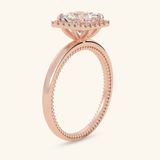  Nhẫn đính hôn vàng 10k Square Flame | Gix Jewel 