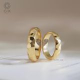  Nhẫn cưới vàng 14k thiết kế vát hamer cao cấp Gix - GCR25050137 