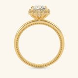  Nhẫn đính hôn vàng 10k Square Flame | Gix Jewel 